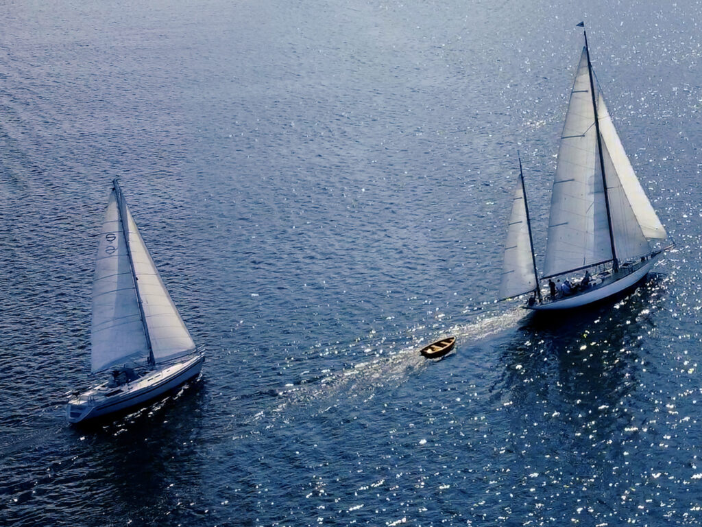 Segelyachten auf dem Wannsee